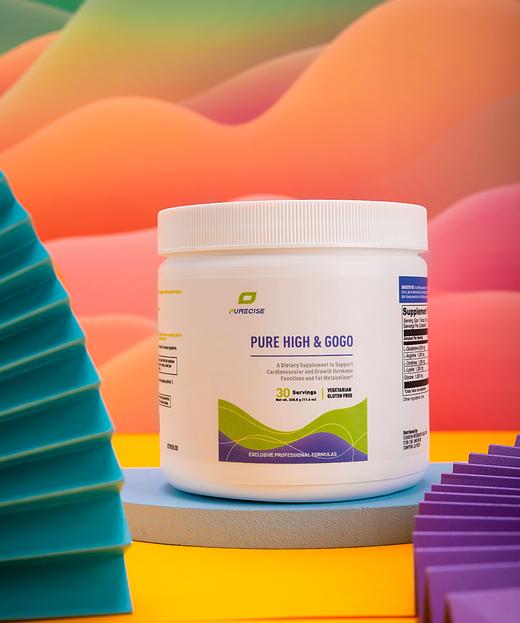 【新版本零辅料-儿童长高生长因子-不含可可粉 】Pure High GoGo 超纯版 儿童长高推荐 五种身高生长因子必须氨基酸自然分泌 远离小个子 不含任何激素 Purecise 商品图6