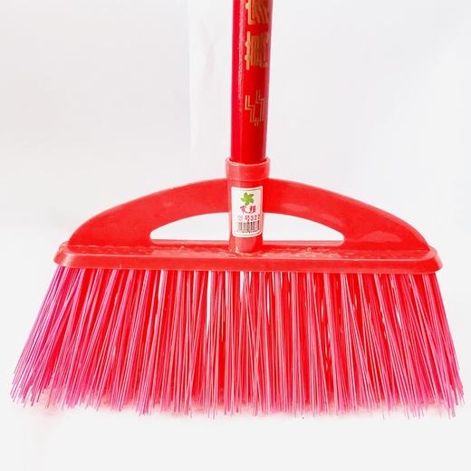 塑料扫把 超硬毛扫水 木柄胶丝清洁扫帚扫把 工厂家用商用单个户外粗丝扫把笤帚物业车间商场专用 商品图3