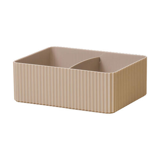 桌面化妆品收纳盒首饰护肤品整理盒塑料分隔办公桌杂物储物小盒子 商品图9