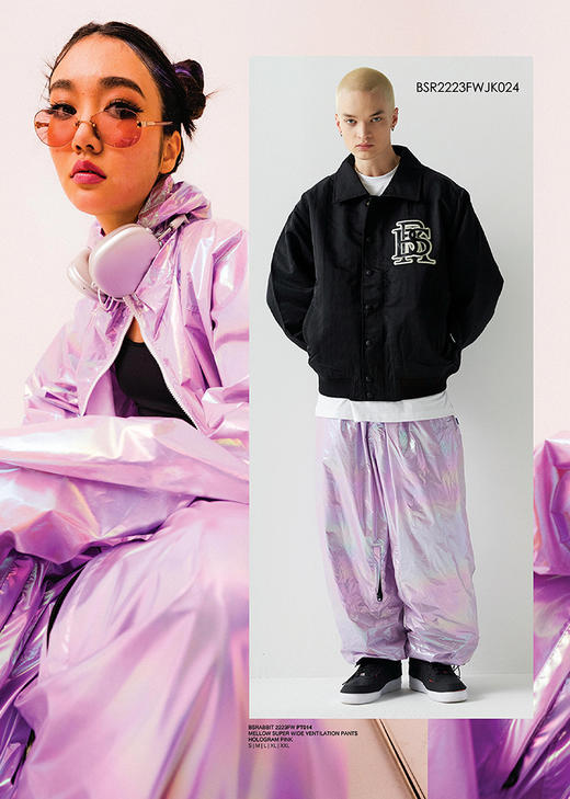 BSRABBIT 22-23FWPT014 新款雪裤 MELLOW SUPER WIDE VENTILATION PANTS 商品图1