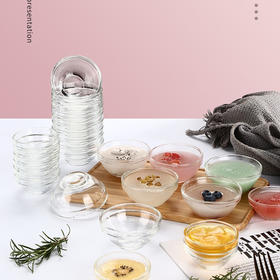 钵仔糕模具 小玻璃碗 钵子糕碗小碗布丁果冻碗马蹄糕碗