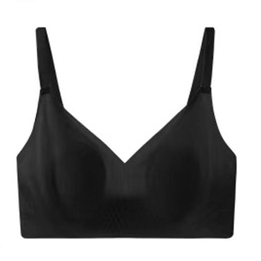 WLJ279  夏季薄透果冻胶条兔耳朵特薄无痕内衣裸感小肩带后排扣乳胶内衣 商品图6