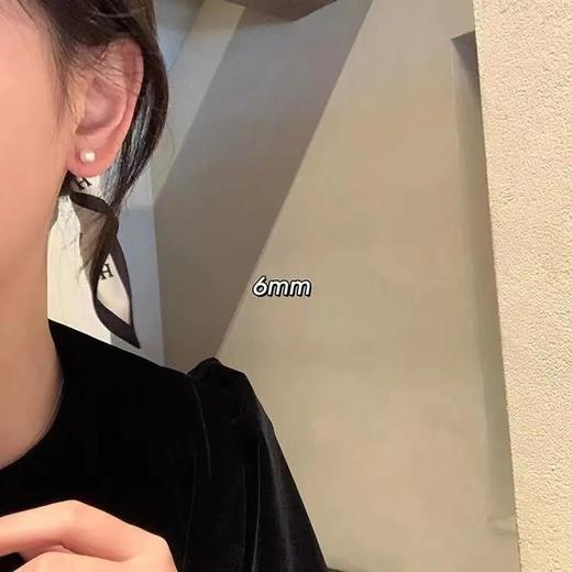 dp-淡水珍珠耳钉女2022年新款潮小众设计养耳洞气质耳环耳饰 商品图1