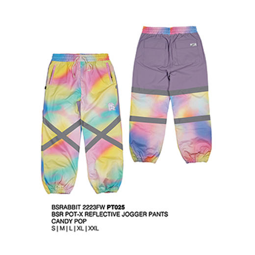 BSRABBIT 22-23FWPT023 PT024 PT025 PT026 PT027 PT028 新款雪裤 POT-X REFLECTIVE JOGGER PANTS 商品图3