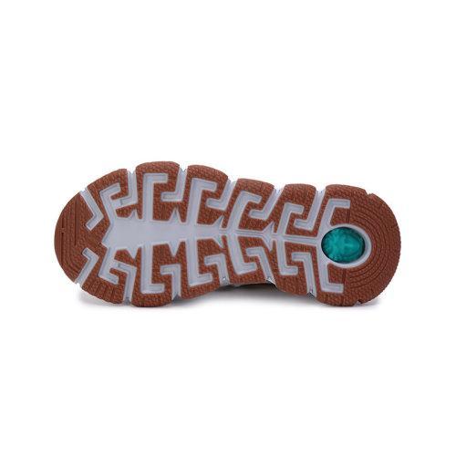 VERSACE/范思哲【22春夏新款】男士织物配皮TRIGRECA系带休闲运动鞋多色印花 DSU8094 D16TCG 商品图4