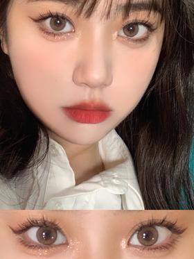 zreslens 年抛美瞳 栗子酱 直径14.2mm着色13.5mm 0-800度无525/575