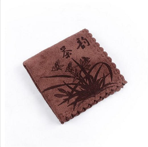 台隆金茶韵棉质加厚吸水茶巾 商品图0