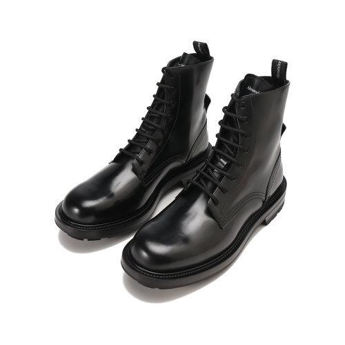 Alexander McQueen/亚历山大麦昆【22春夏新款】男士皮革系带工装靴子短靴 683569 WHZ80 商品图6
