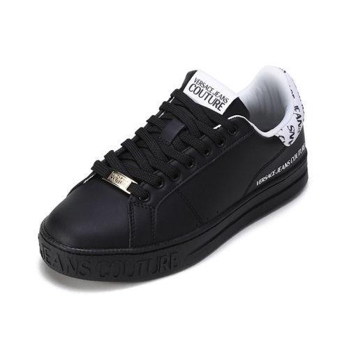 VERSACE JEANS COUTURE范思哲【22春夏新款】男士COURT 88系列系带休闲运动鞋板鞋LOGO图案 72YA3SK3 ZP028 商品图1