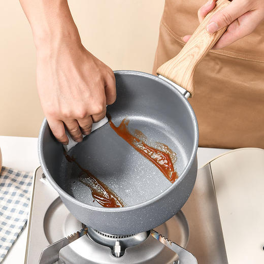 奶锅婴儿辅食锅多功能麦饭石奶锅炖煮粥锅具宝宝辅食小奶锅学生锅 商品图1