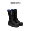 lost in echo 设计师品牌户外风格厚底猎鸭德比中筒靴绑带靴 商品缩略图0