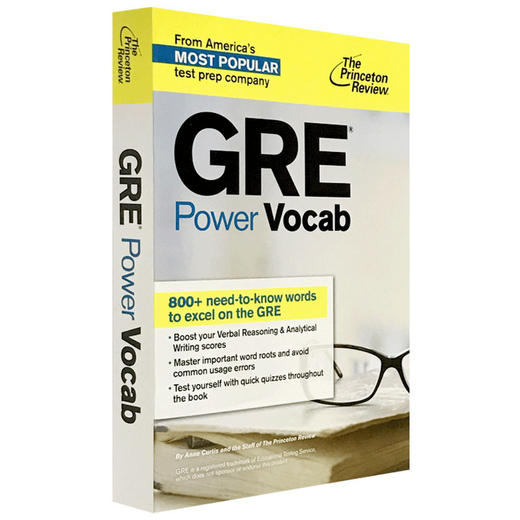 正版 GRE考试词汇 GRE Power Vocab 英文原版 英文词汇 普林斯顿 Princeton 英语单词书籍 英文版进口书 商品图1