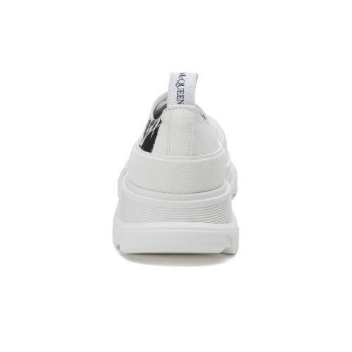 Alexander McQueen/亚历山大麦昆【22春夏新款】男士织物系带厚底休闲鞋涂鸦标志 682421 W4RQ2 商品图2