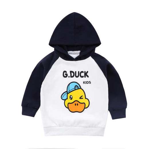 【爆款上新99元任选二件】GDUCK儿童连帽卫衣女童上衣男童长袖春秋潮款新款中大童装 商品图5