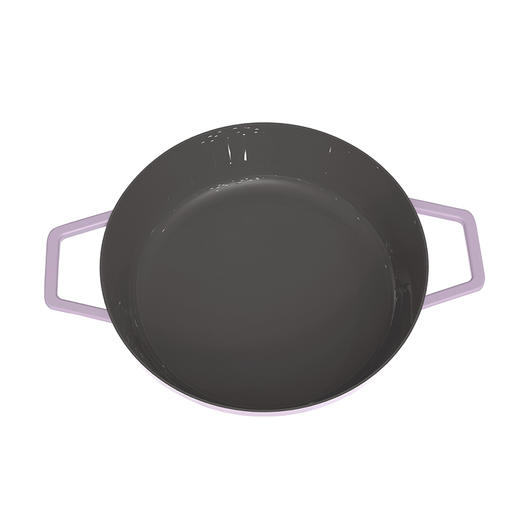 BGA2604 宝玑Breguet琅彩系列28cm海鲜珐琅铸铁锅 丁香紫 商品图7