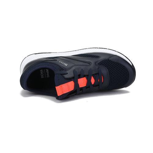 HUGO BOSS/雨果博斯 男士织物等多种材质拼接网眼系带休闲运动鞋 50455539 商品图14