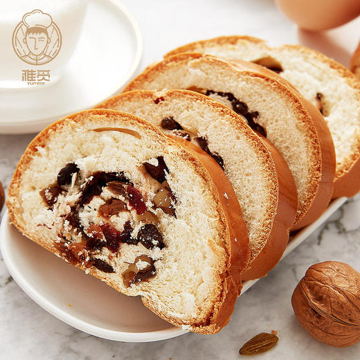 雅觅 膳食纤维坚果大列巴500g 俄罗斯坚果面包 新疆俄罗斯风味列巴 健康早餐 老少都能吃的面包 商品图2