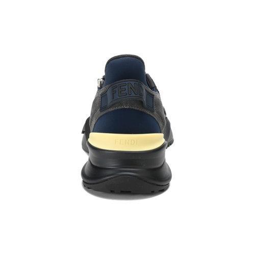 FENDI/芬迪【22春夏新款】男士织物等多种材质拼接Fendi Flow休闲运动鞋跑鞋FF图案提花 7E1519 AHIJ 商品图2