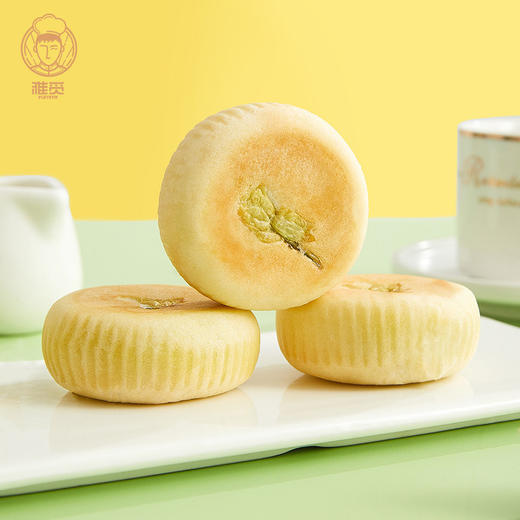 雅觅 抹茶茉莉花饼280g 8枚 鲜花饼特产小吃 营养休闲食品零食 商品图2