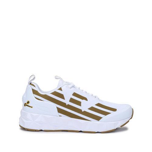 EA7/EA7阿玛尼 男女同款织物网眼系带休闲运动鞋鹰标图案 X8X033 XCC52 商品图20