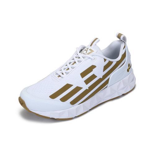 EA7/EA7阿玛尼 男女同款织物网眼系带休闲运动鞋鹰标图案 X8X033 XCC52 商品图24