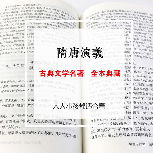 【赠品】精装《隋唐演义》中国古典小说无障碍阅读 青少年儿童文学名著 中小学生课外阅读书籍（限量500本） 商品图1