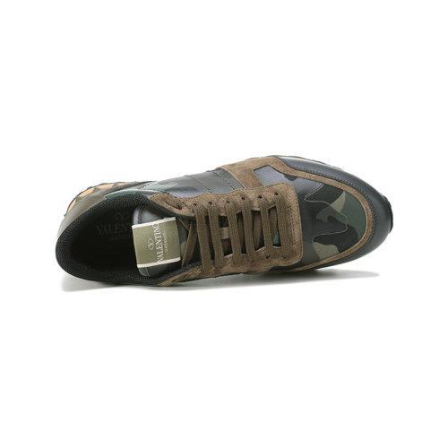 Valentino/华伦天奴【22春夏新款】男士织物配皮Camouflage Rockrunner系带休闲运动鞋 XY2S0723 TCC 商品图4