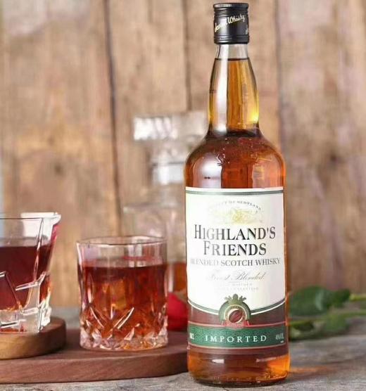 法国苏格兰高地威士忌40度1000ml/瓶赠品 商品图0