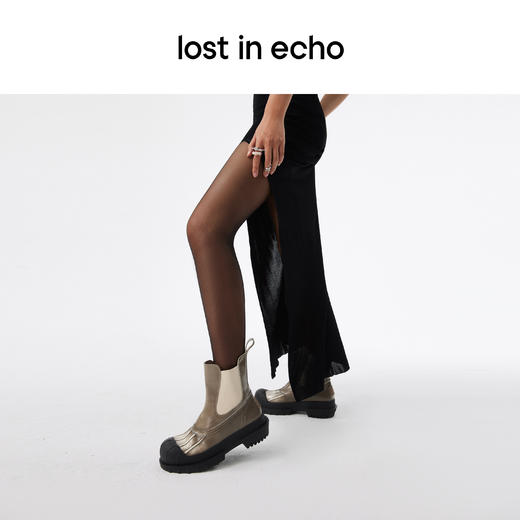 [捡漏价]lost in echo 设计师品牌户外风格厚底猎鸭切尔西短靴踝靴 商品图4