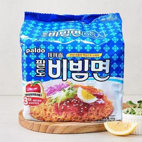 韩国进口paldo八道拌面韩式酸辣凉拌面方便面