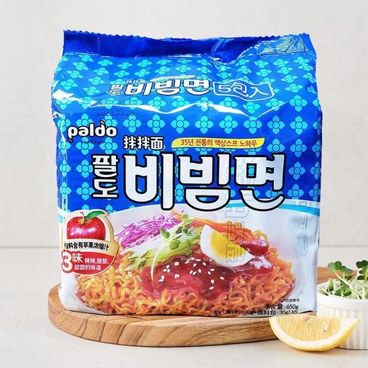 韩国进口paldo八道拌面韩式酸辣凉拌面方便面 商品图0