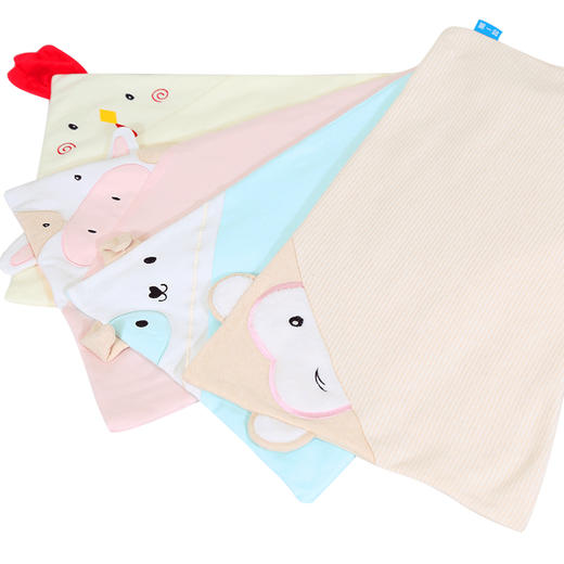 第一站安睡系列婴儿枕头套新疆棉全棉四季枕套透气吸汗弧度设计131303010026 131303010029 商品图1