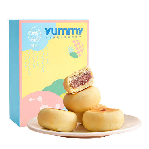 雅觅 原味玫瑰花饼280g 原味特产糕点馅饼 休闲食品零食点心 商品图0