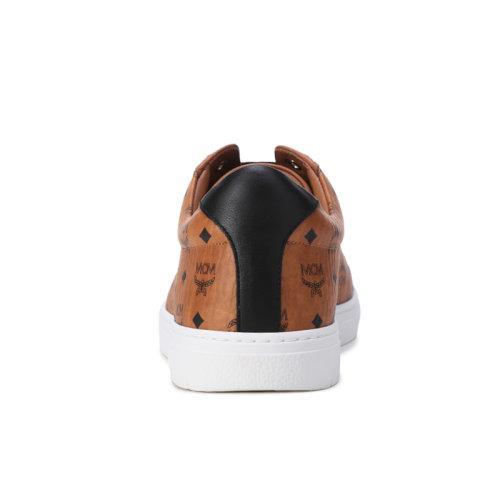 MCM【22春夏新款】男士涂层帆布配皮Terrain低帮系带休闲运动鞋板鞋 MEXCSMM21 商品图2