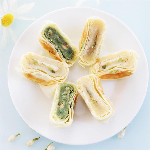 雅觅 乳酪茉莉花饼280g 8枚夹心糕点元气馅饼 休闲食品零食点心 商品图4