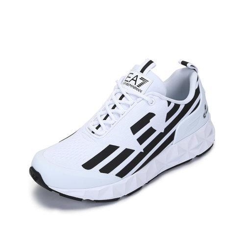 EA7/EA7阿玛尼 男女同款织物网眼系带休闲运动鞋鹰标图案 X8X033 XCC52 商品图16