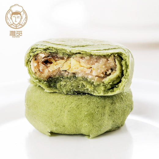 雅觅 雨花茉莉茶饼280g 8枚 鲜花饼特产小吃 营养休闲食品零食 商品图0