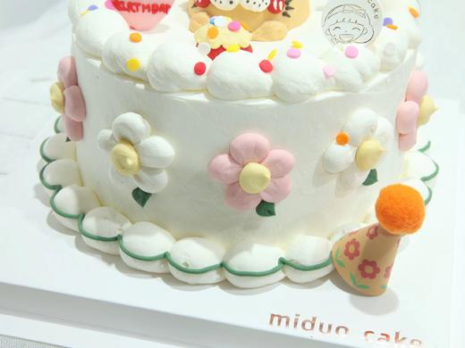 卡通主题款 立体小动物可爱小老虎 小花花 周岁 派对 男孩女孩造型蛋糕 商品图2