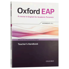 牛津学术综合英语教材教师书 英文原版 Oxford EAP B1+ Teacher's Book 英文版 进口原版英语书籍 OUP Oxford
