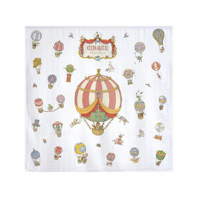 法国Atelier Choux 婴儿棉纱布包巾抱巾 抱被盖毯披肩遮阳巾