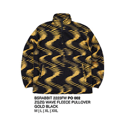 BSRABBIT 22-23FWPO002 PO003 新款套衫 ZGZG WAVE FLEECE PULLOVER 商品图1