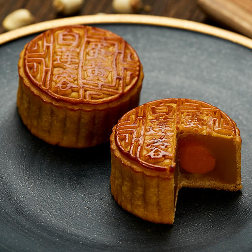全聚德【悦享仲秋月饼礼盒】白莲蓉蛋黄/宫保鸭肉/椰蓉/桃山皮酸奶草莓/红豆 8枚装 商品图4