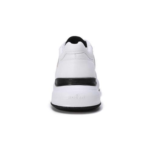 HOGAN【22春夏新款】 男士Interaction系列皮革H字母系带休闲运动鞋双岛鞋老爹鞋 HXM5450DP01QE 商品图2