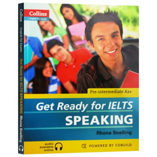 柯林斯基础雅思口语 英文原版 Get Ready for IELTS Speaking 英语考试辅导书 英文版 进口书籍教材 可搭雅思词汇阅读听力写作语法 商品图3