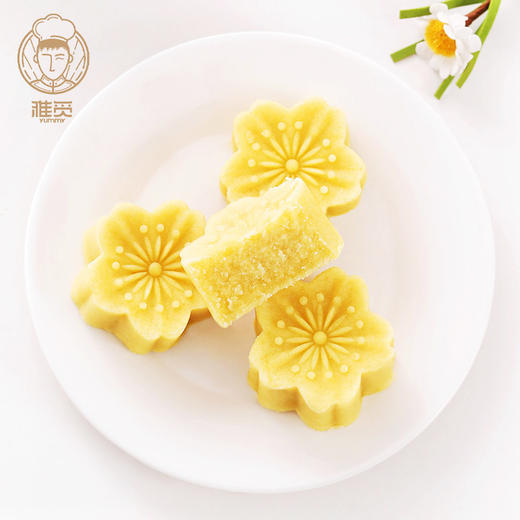 雅觅 原味绿豆糕320g 8枚 传统糕点小吃 办公下午茶休闲食品特产零食 商品图2