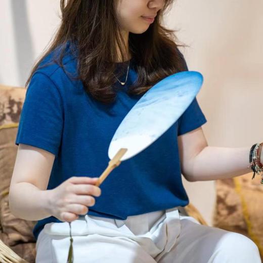 菜菜家植物染棉麻T恤|非遗手艺天然植物染，轻薄凉爽巨好穿 商品图6