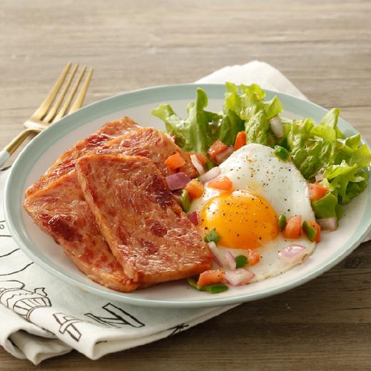 『猪掌门午餐肉』🇨🇳国潮网红午餐肉 🌟大块肉粒·鲜肉制作·含肉量90%·减盐高蛋白·午餐肉中的“果冻”肉Q弹嫩滑丨涮火锅/三明治/泡面伴侣/吐司好友 商品图4