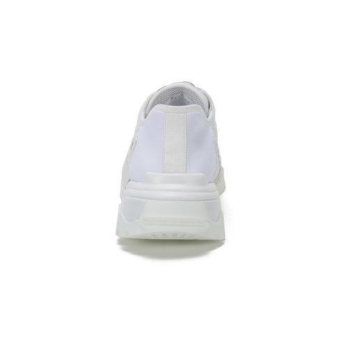 Valentino/华伦天奴 2021款 男士织物配皮系带休闲运动鞋 VY2S0E04 VXN 商品图2