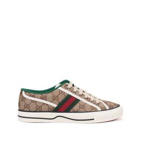 GUCCI/古驰 男士Tennis 1977系列织物系带休闲运动鞋板鞋 606111 HVK20
