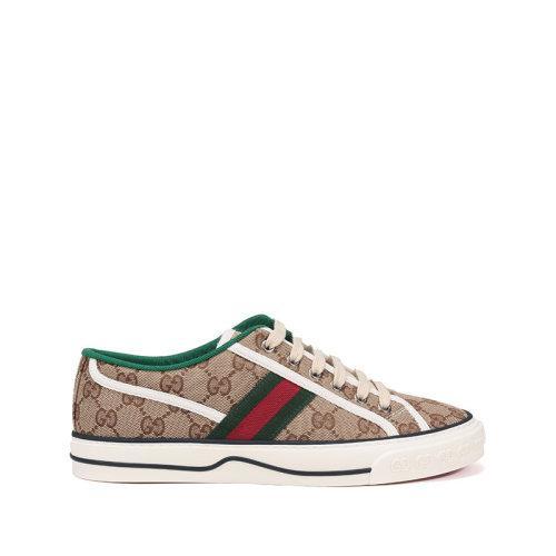 GUCCI/古驰 男士Tennis 1977系列织物系带休闲运动鞋板鞋 606111 HVK20 商品图0